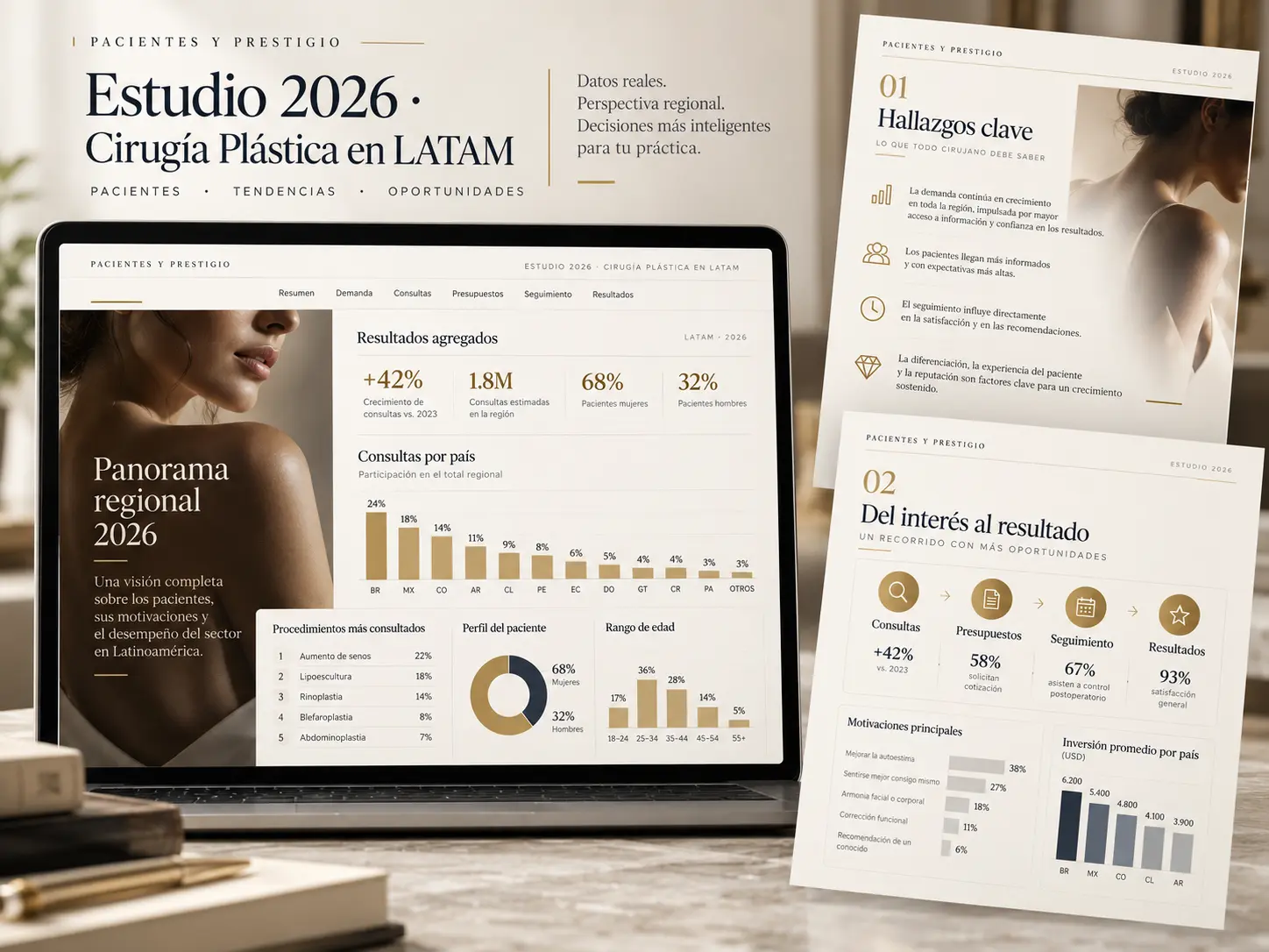 Vista previa del informe Estudio 2026 de Cirugía Plástica en LATAM